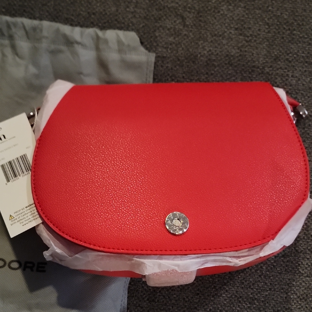 Chic Red Crossbody Bag